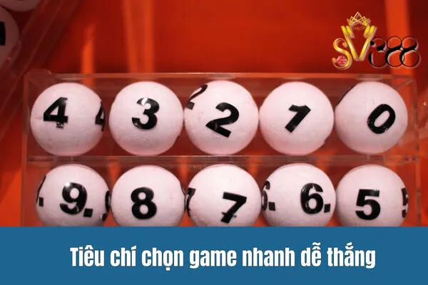 Game nhanh dễ thắng cùng Sv388win